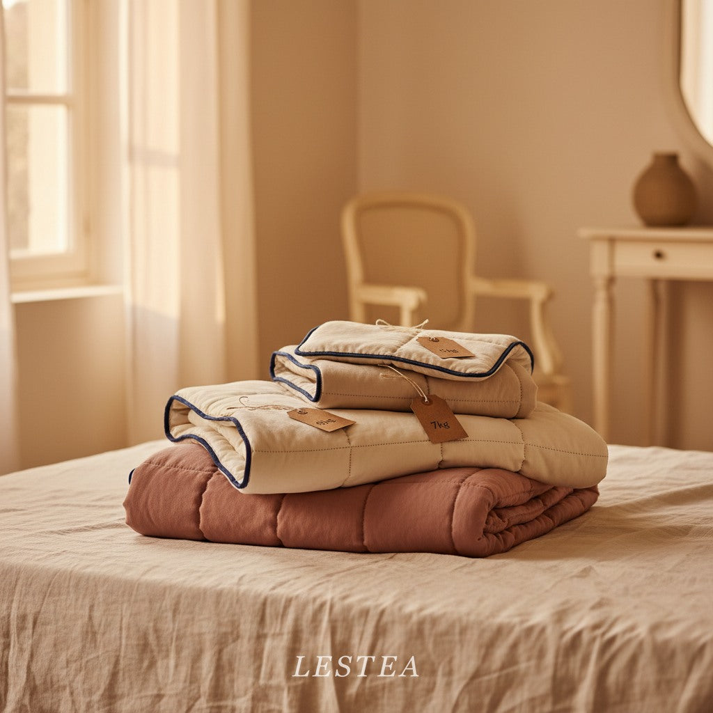 Lestea couverture lestée, Quel poids choisir pour votre couverture lestée
