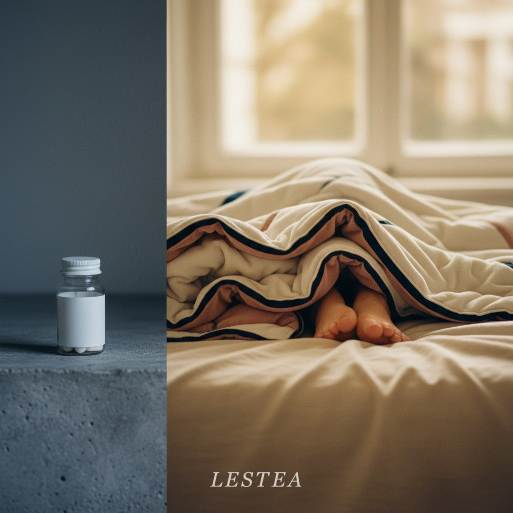 Lestea couverture lestée, Couverture lestée vs somnifères, la comparaison honnête