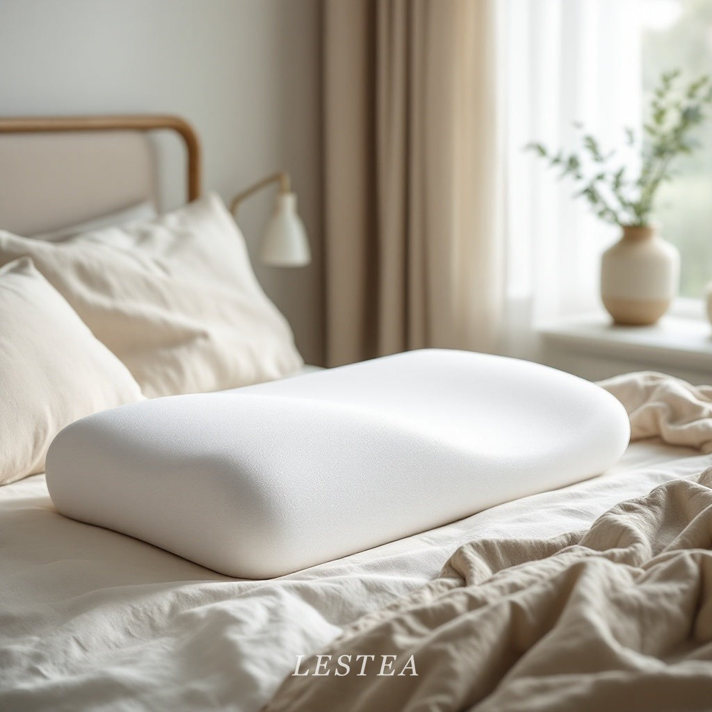 Lestea oreiller à mémoire de forme - gros plan