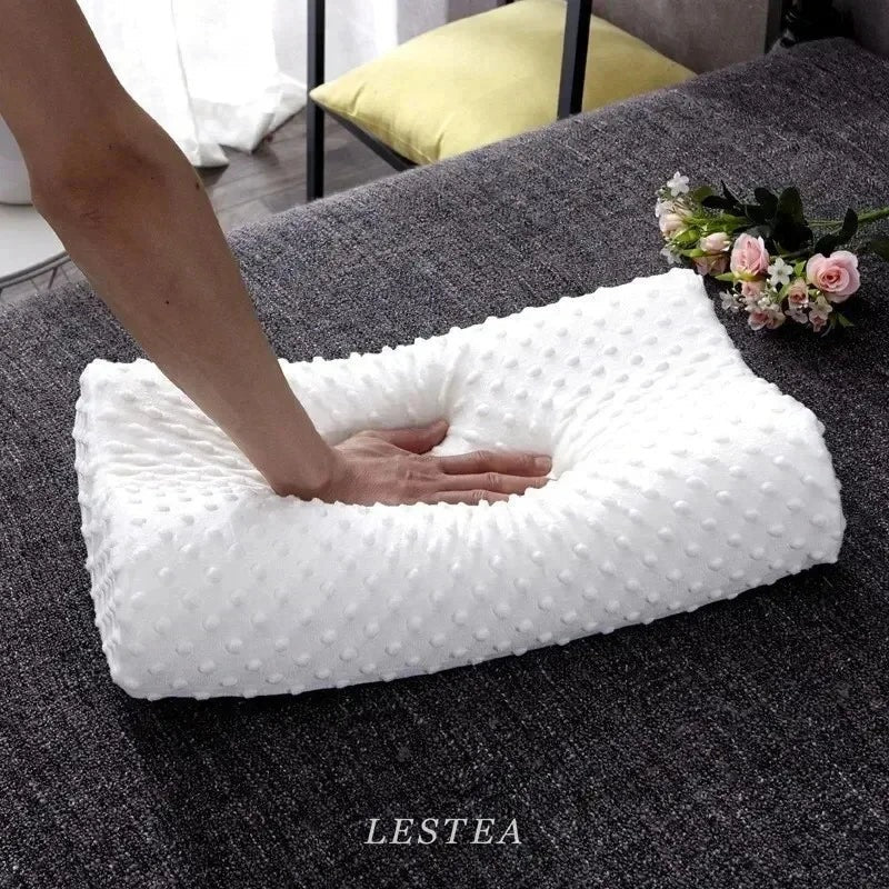 Lestea oreiller à mémoire de forme - sur lit scandinave